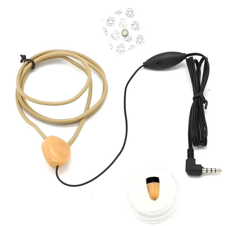 SpionProfi 3,5mm Klinke Mini Kopfhörer Hörer Prüfung Telefon Spionage Musik Hören Headset (Mini Spy Headset Set Hörer Kopfhörer Spionage Prüfung Schule Test) von SpionProfi