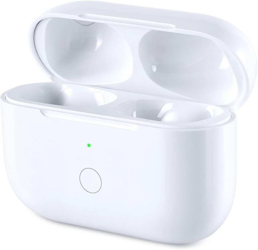 Athlix Ladecase Ersatz für AirPods Pro 1 & 2, USB-C Wireless Charging Case Kopfhörer (15 Min Schnellladung, Pop-Up-Kopplung, Batterieanzeige) von Athlix
