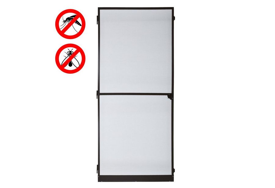 ESTEXO Fliegengitter-Gewebe Fliegengitter Insektenschutz Tür 120x240cm Mückenschutz Mückengitter von ESTEXO
