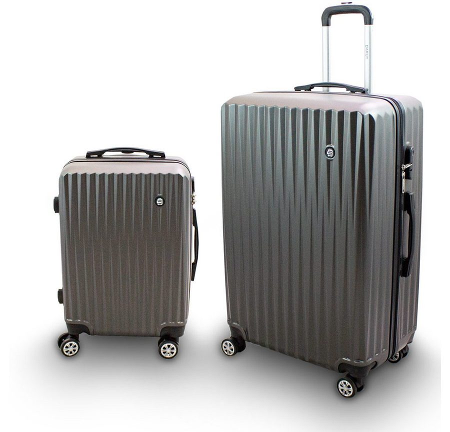 Barut Trolleyset Barut Reisekofferset 2-teilig M + XL Modell General Grau, 4 Rollen, (Spar-Set, 2 tlg., MS-17290) von Barut