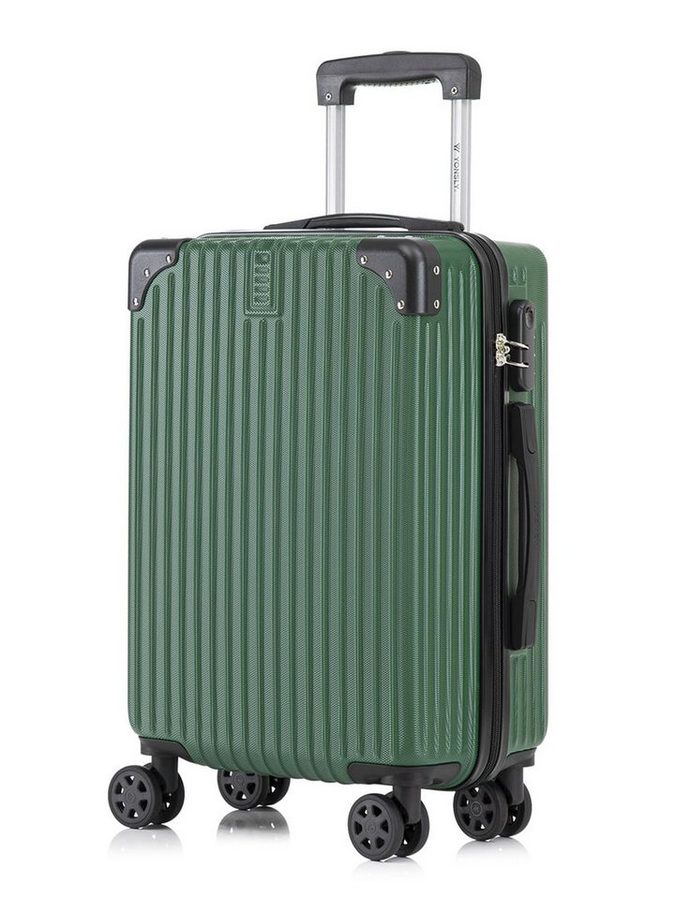 YONSLY Hartschalen-Trolley Reisekoffer ABS Hartschalen Trolley, Rollkoffer Handgepäck, 4 Rollen, Sicherheitsschloss, Weichem Gummigriff,56/66/76 cm, 45/69/99 L von YONSLY