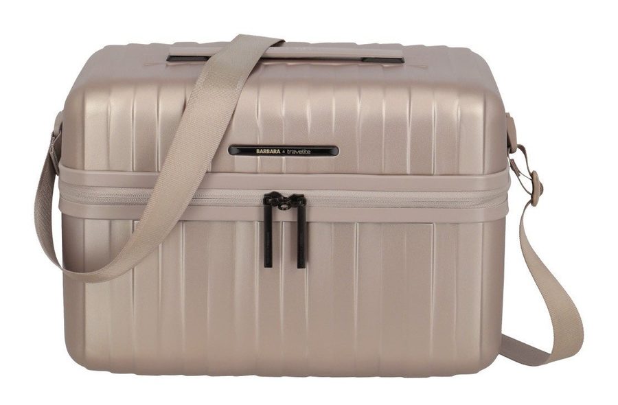 travelite Beautycase BARBARA NOVELTY Kosmetikkoffer, mit Trolley-Sleeve und flexiblem Ordnungssystem von Travelite