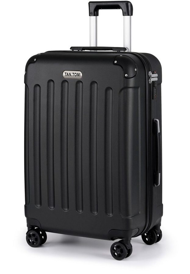 TAN.TOMI Handgepäckkoffer Koffer Trolley Rollkoffer Reisekoffer Handgepäck 4 Rollen (M-L-XL), 4 Rollen, Trolley Handgepäck Große Kapazität mit 4 Rollen und Zahlenschloss von TAN.TOMI