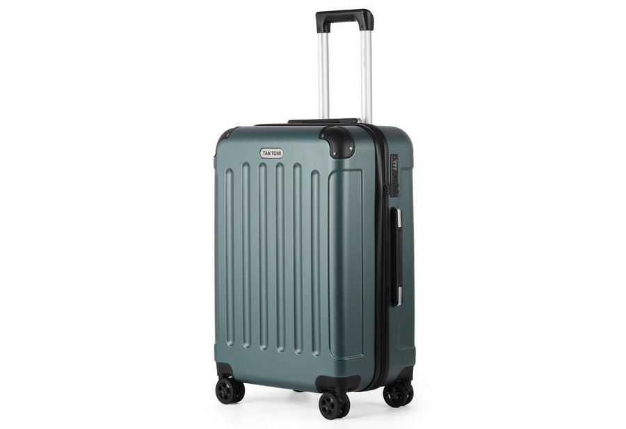TAN.TOMI Hartschalen-Trolley ABS Handgepäck Koffer Rollkoffer Reisekoffer Hartschalenkoffer, Reisetrolley Leicht mit 4 Rollen 360° Große Kapazität Trolley von TAN.TOMI