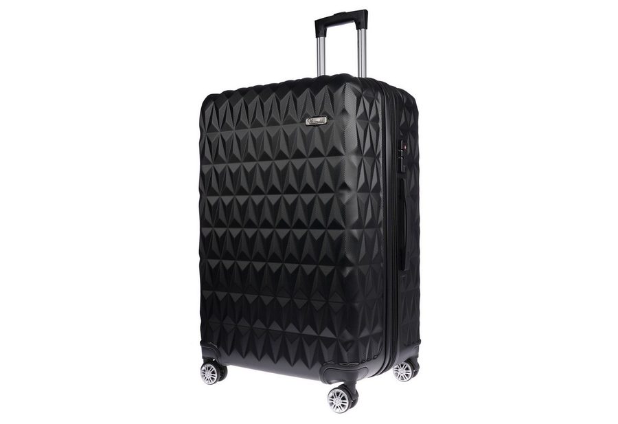 Christian Wippermann Business-Trolley XL großer Koffer Reisekoffer mit Dehnfuge, 4 Rollen, mit TSA-Schloss von Christian Wippermann
