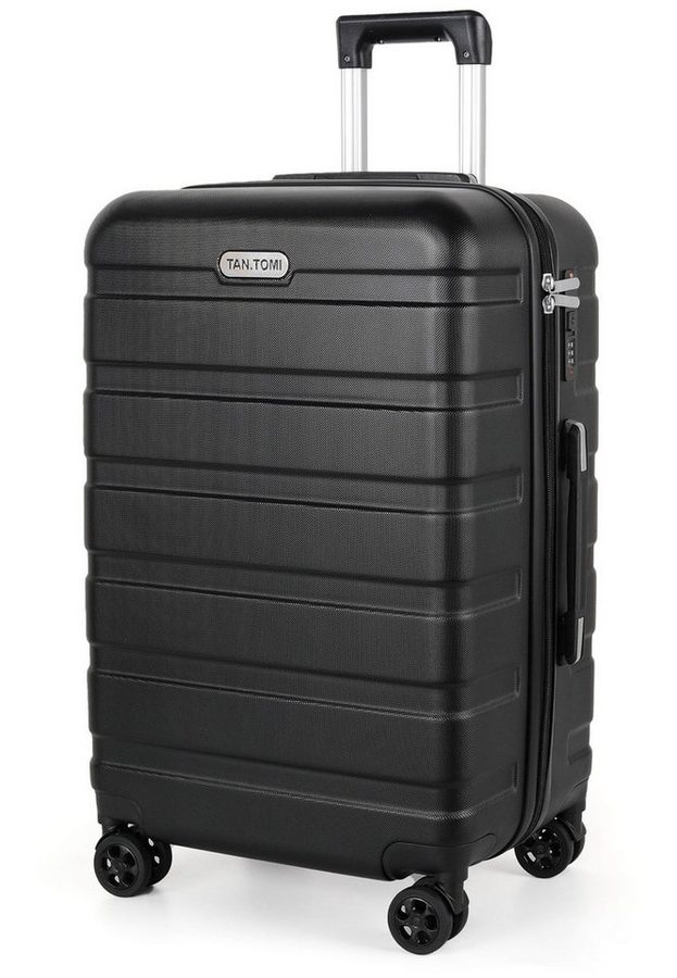 TANTOMI Handgepäckkoffer S/M/L/Set Koffer Hartschale Leicht Reisekoffer ABS Geräumig Haltbar, Trolley Handgepäck Große Kapazität von TANTOMI