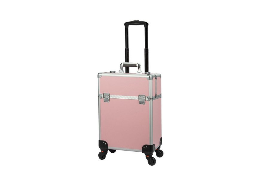 Youyijia Kosmetikkoffer Kosmetikkoffer im Trolley-Stil aus Aluminiumlegierung Koffer für Haar von Youyijia