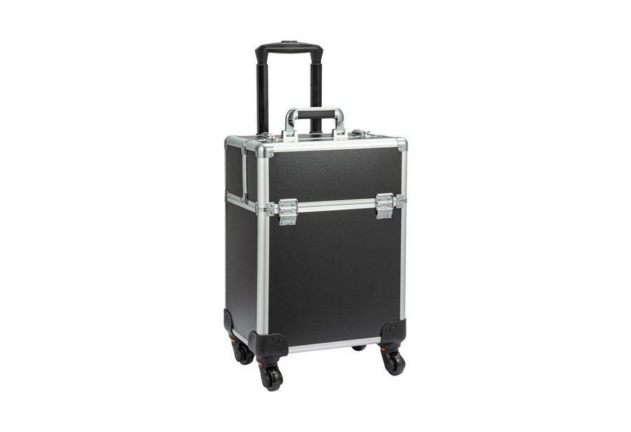 Youyijia Kosmetikkoffer Kosmetikkoffer im Trolley-Stil aus Aluminiumlegierung Koffer für Haar von Youyijia