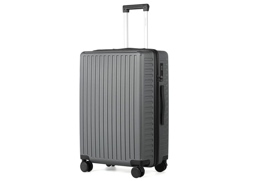 TANTOMI Hartschalen-Trolley ABS Handgepäckkoffer Business-Koffer Trolleys mit TSA Schloss, Mit abschließbarer Vortasche, Laptopfach, Leichtgewicht von TANTOMI