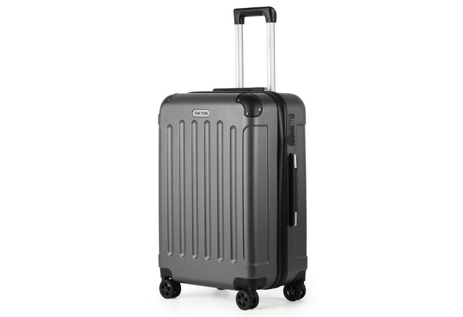 TAN.TOMI Hartschalen-Trolley ABS Handgepäck Koffer Rollkoffer Reisekoffer Hartschalenkoffer, Reisetrolley Leicht mit 4 Rollen 360° Große Kapazität Trolley von TAN.TOMI