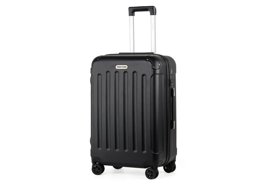 TAN.TOMI Hartschalen-Trolley ABS Handgepäck Koffer Rollkoffer Reisekoffer Hartschalenkoffer, Reisetrolley Leicht mit 4 Rollen 360° Große Kapazität Trolley von TAN.TOMI