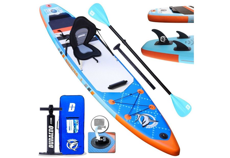 DURAERO Inflatable SUP-Board Stand up Paddle Board, 330x76x15cm, bis 150kg von DURAERO