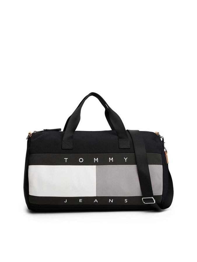 Tommy Jeans Weekender TJM ARCHIVE DUFFLE, Men Reisetasche, Freizeittasche, Travelbag mit plaktivem Logo von Tommy Jeans