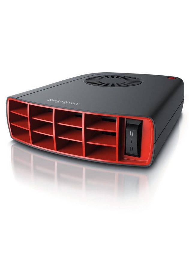 Brandson Heizlüfter 1400 W Innenraumheizung, mobile Auto Heizung, PKW Entfroster, kompakt, 1400 W, Keramik, mit automatischem Überhitzungsschutz und 2 Heizlevel von Brandson