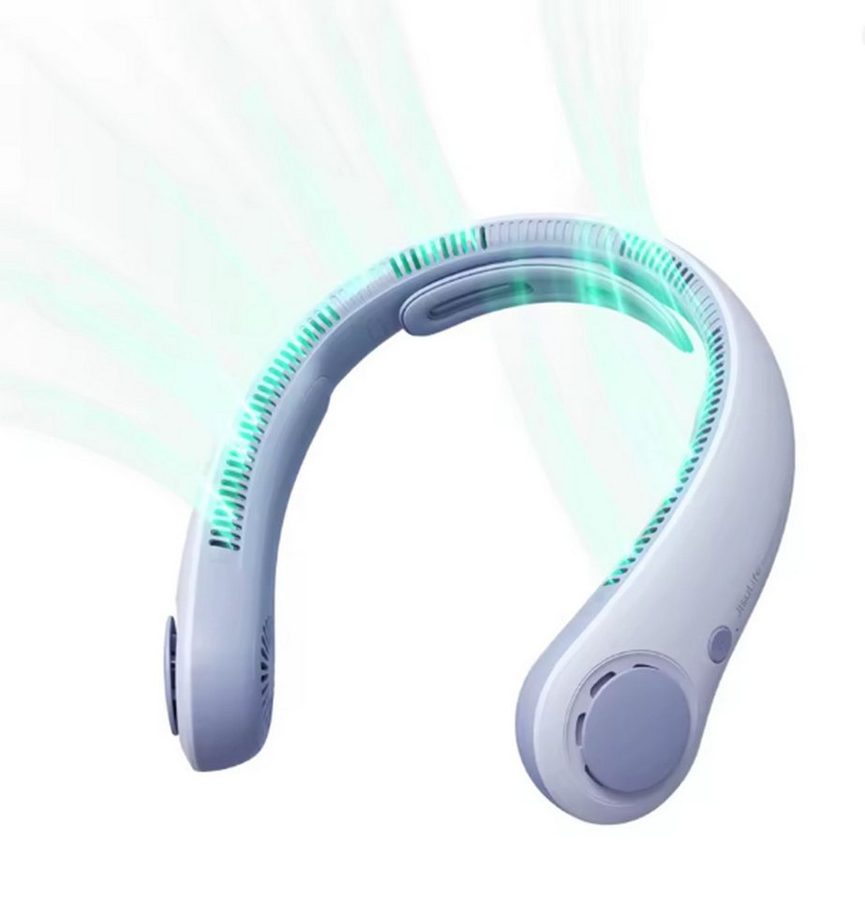 Jisulife Handventilator Jisulife Nackenventilator 4 5000mAh Tragbarer USB von Jisulife