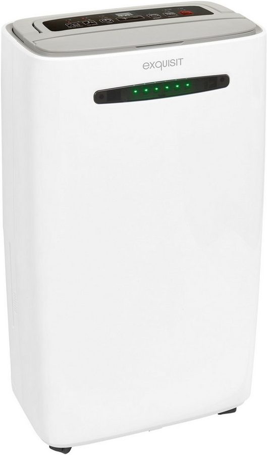 exquisit Luftentfeuchter LE 2055 wes, Entfeuchtung 20 l/Tag, Tank 5,5 l, mobiles Gerät, Frost- & Überlaufschutz von Exquisit
