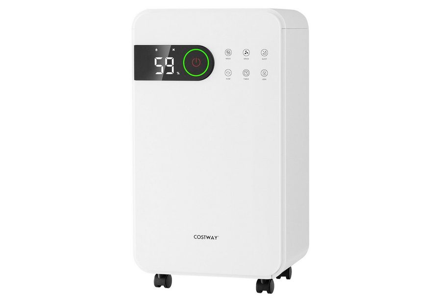 COSTWAY Luftentfeuchter, Entfeuchtung 15,00 l/Tag, Tank 2,30 l von COSTWAY