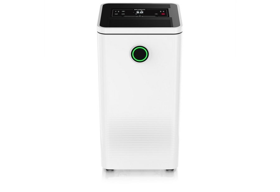 Brandson Luftentfeuchter mit Kompressor, Dehumidifier Raumentfeuchter elektrisch, 10L pro 24h, für 40 m³ Räume, Entfeuchtung 10 l/Tag, Tank 2,5 l, Timer, Defrosting, Sleep Modus/sehr leise für Schlafzimmer Bad Keller von Brandson