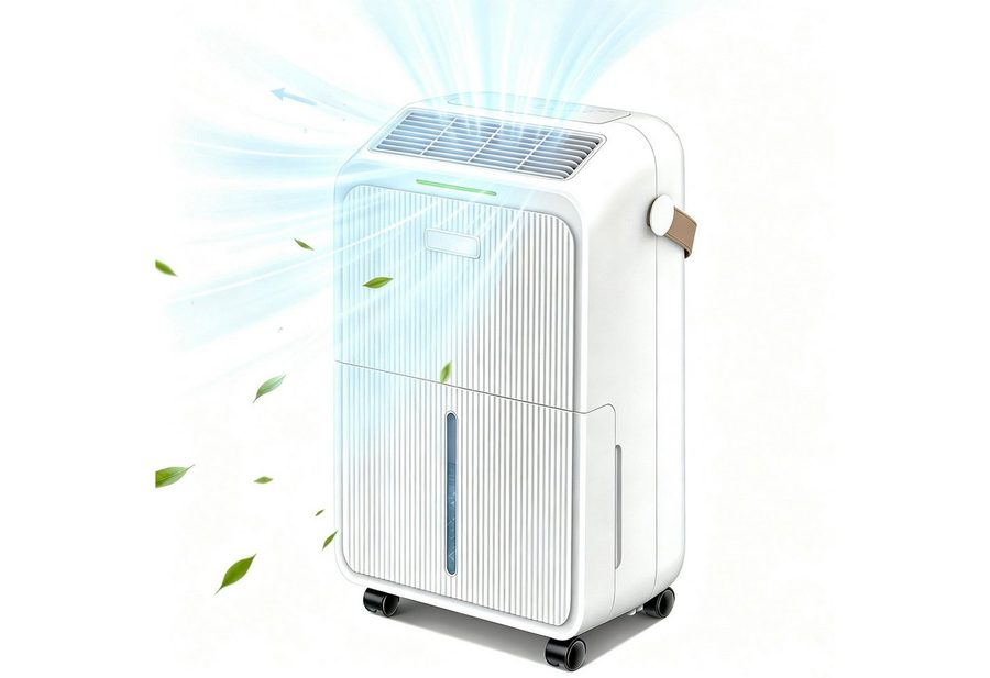 KNKA PRO Luftentfeuchter Luftentfeuchter Elektrisch Gegen Schimmel & Nässe, für 232 m³ Räume, Entfeuchtung 16 l/Tag, Tank 2,5 l, ≤50 dB & energieeffizient für Keller, Bad und Schlafzimmer von KNKA PRO