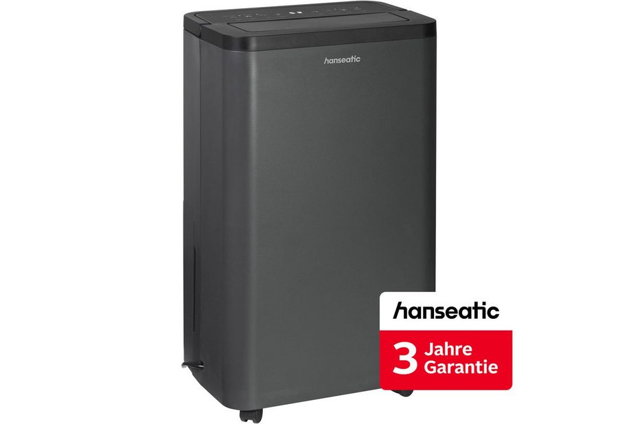 Hanseatic Luftentfeuchter Hanseatic 12L, 2in1 Entfeuchtung & Luftreinigung, Entfeuchtung 12 l/Tag, inkl. 3 Jahre Herstellergarantie von Hanseatic