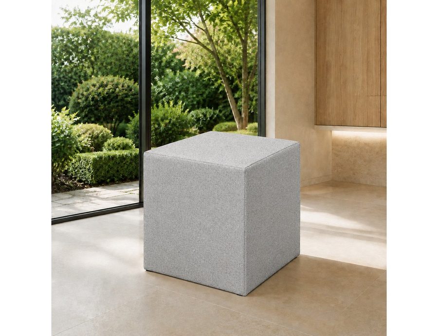 Best for Home Sitzhocker Cube Pouf – Stilvoller Samt Hocker & Fußhocker (Einzelstück, 1 St., verschiedene Farben), Handwerksqualität,TOP Preis-Leistungs-Verhältnis von Best for Home