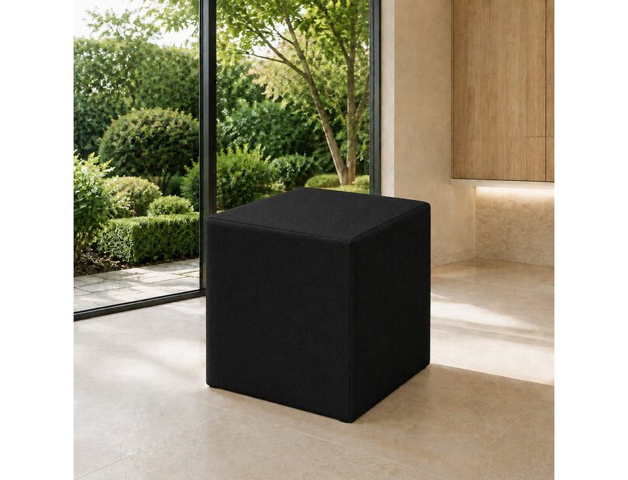 Best for Home Sitzhocker Cube Pouf – Stilvoller Samt Hocker & Fußhocker (Einzelstück, 1 St., verschiedene Farben), Handwerksqualität,TOP Preis-Leistungs-Verhältnis von Best for Home