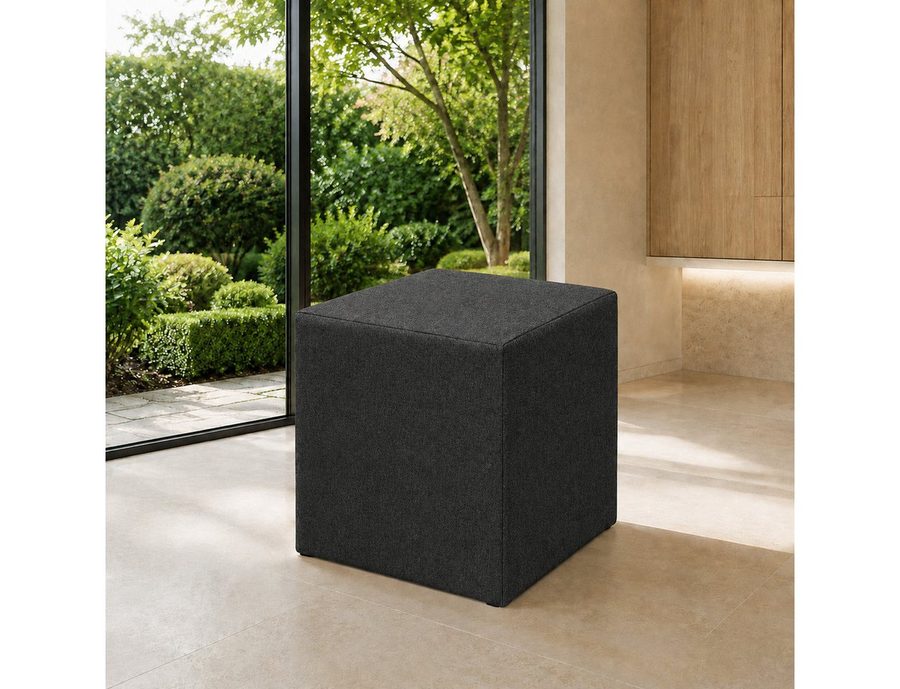 Best for Home Sitzhocker Cube Pouf – Stilvoller Samt Hocker & Fußhocker (Einzelstück, 1 St., verschiedene Farben), Handwerksqualität,TOP Preis-Leistungs-Verhältnis von Best for Home