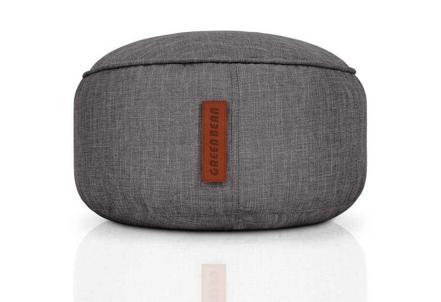Green Bean Pouf Sitzsack-Hocker Home Linen 45x25cm (Sitzsack-Hocker 45x25cm mit EPS-Perlen Füllung -, Fußhocker Fußkissen Sitz-Pouf für Sitzsäcke), Bodenkissen für Kinder und Erwachsene - Sitzkissen Sitzhocker von Green Bean