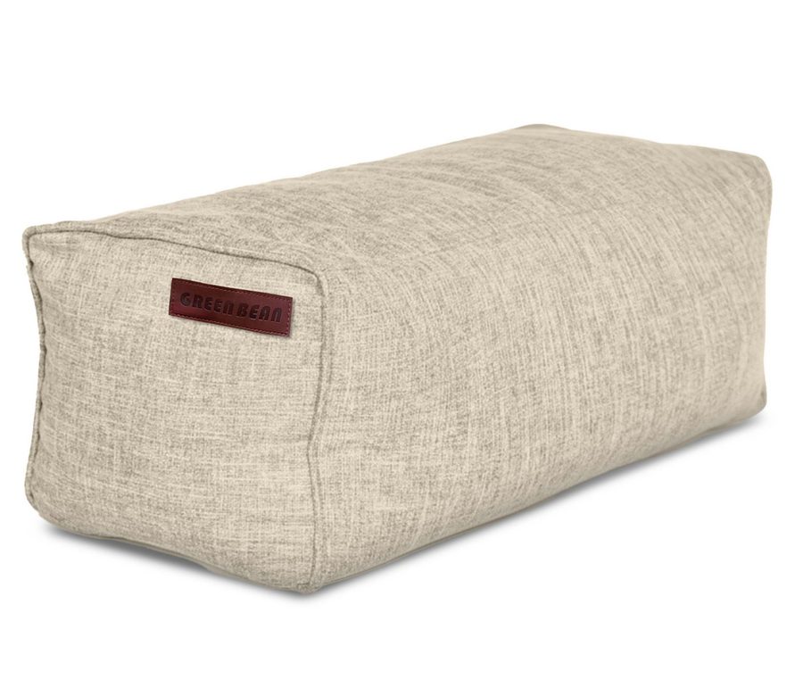 Green Bean Pouf Ottomane Linen (Indoor Sitzhocker Sitzkissen Fußhocker Relax-Sessel, Made in Germany), die ideale Ergänzung zum Sitzsack von Green Bean