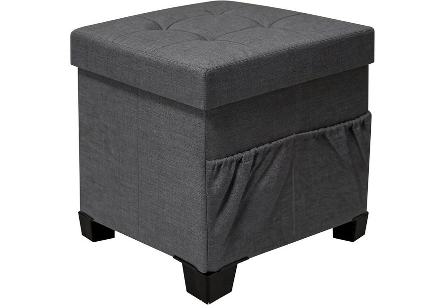Zedelmaier Sitzhocker mit Stauraum, Schuhbank, klappbare Sitztruhe, Fußbank von Zedelmaier