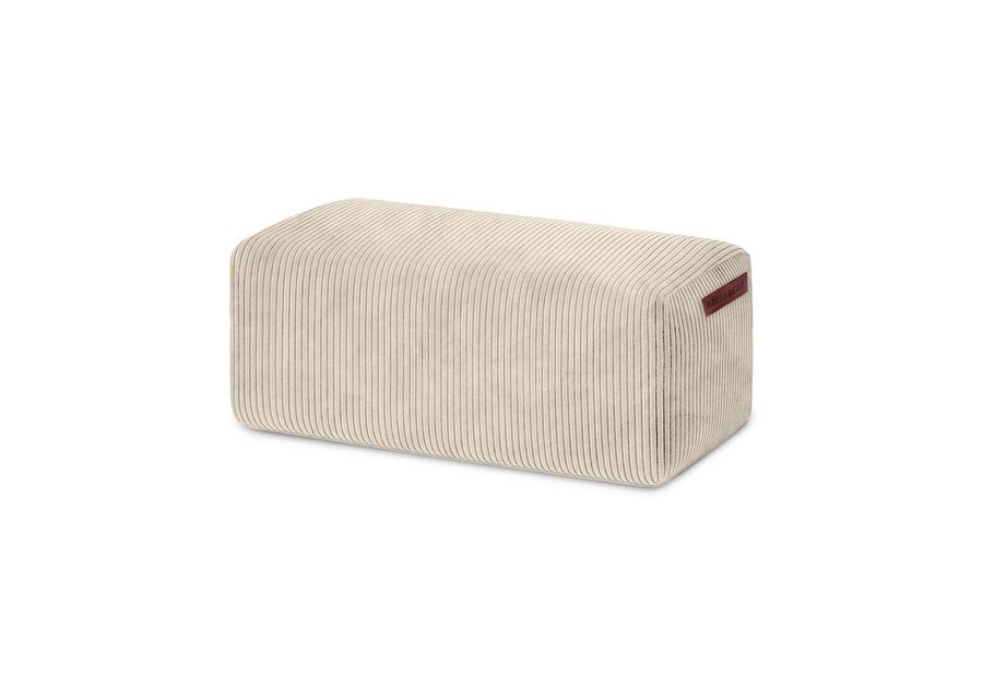 Green Bean Pouf Ottomane Cord (Indoor Sitzhocker Sitzkissen Fußhocker Relax-Sessel, Made in Germany), die ideale Ergänzung zum Sitzsack von Green Bean