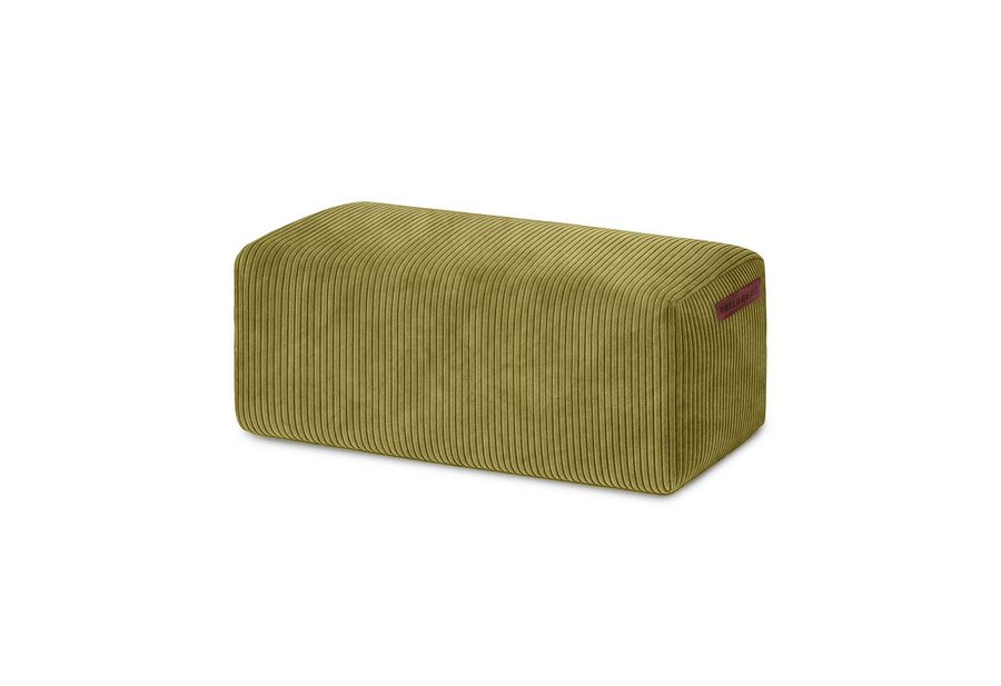 Green Bean Pouf Ottomane Cord (Indoor Sitzhocker Sitzkissen Fußhocker Relax-Sessel, Made in Germany), die ideale Ergänzung zum Sitzsack von Green Bean