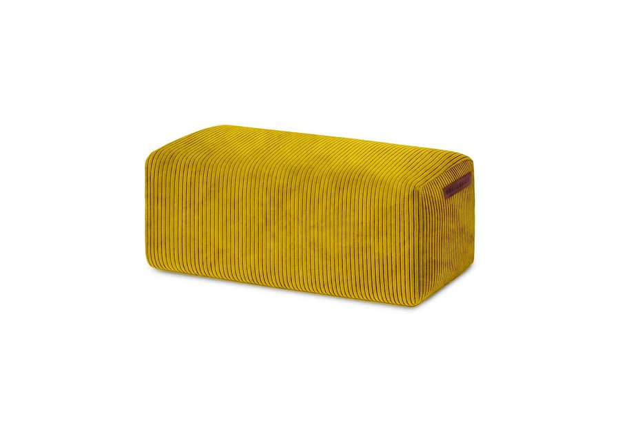 Green Bean Pouf Ottomane Cord (Indoor Sitzhocker Sitzkissen Fußhocker Relax-Sessel, Made in Germany), die ideale Ergänzung zum Sitzsack von Green Bean