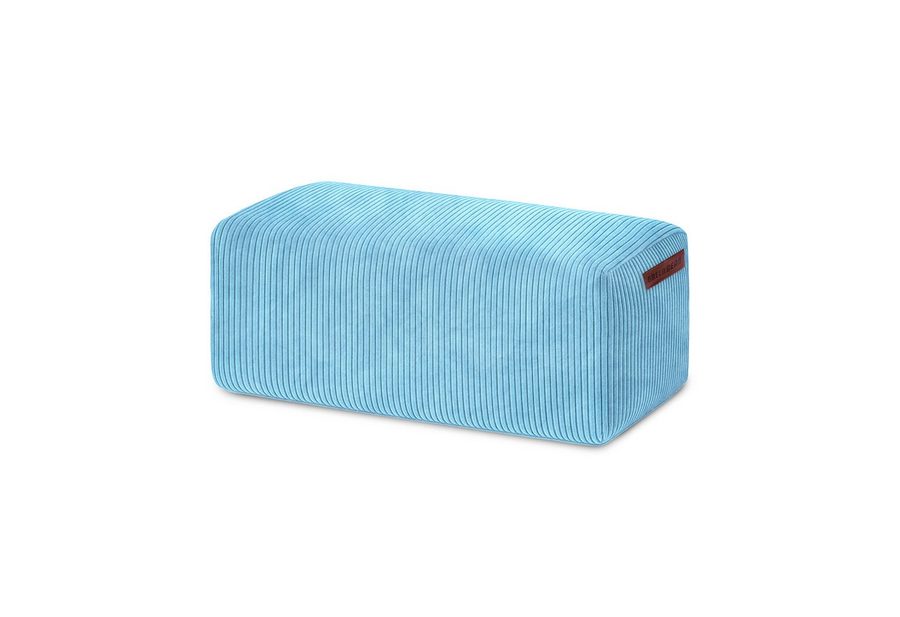 Green Bean Pouf Ottomane Cord (Indoor Sitzhocker Sitzkissen Fußhocker Relax-Sessel, Made in Germany), die ideale Ergänzung zum Sitzsack von Green Bean