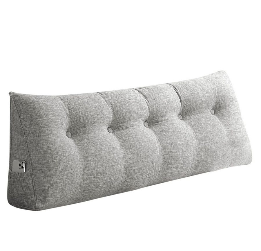 JEOBEST Rückenkissen Lesekissen für Bett und Sofa, Keilkissen Groß, mit waschbarem Bezug, Ideal zum Anlehnen im Bett von JEOBEST