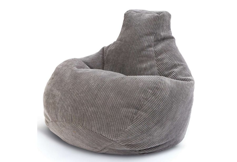 Green Bean Sitzsack Sitzsack Cozy Cord mit Rückenlehne (Indoor, waschbarer Bezug), Bean Bag Bodenkissen Lounge Sitzhocker Relax-Sessel Gamer Gamingstuhl von Green Bean