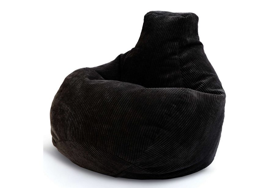 Green Bean Sitzsack Sitzsack Cozy Cord mit Rückenlehne (Indoor, waschbarer Bezug), Bean Bag Bodenkissen Lounge Sitzhocker Relax-Sessel Gamer Gamingstuhl von Green Bean