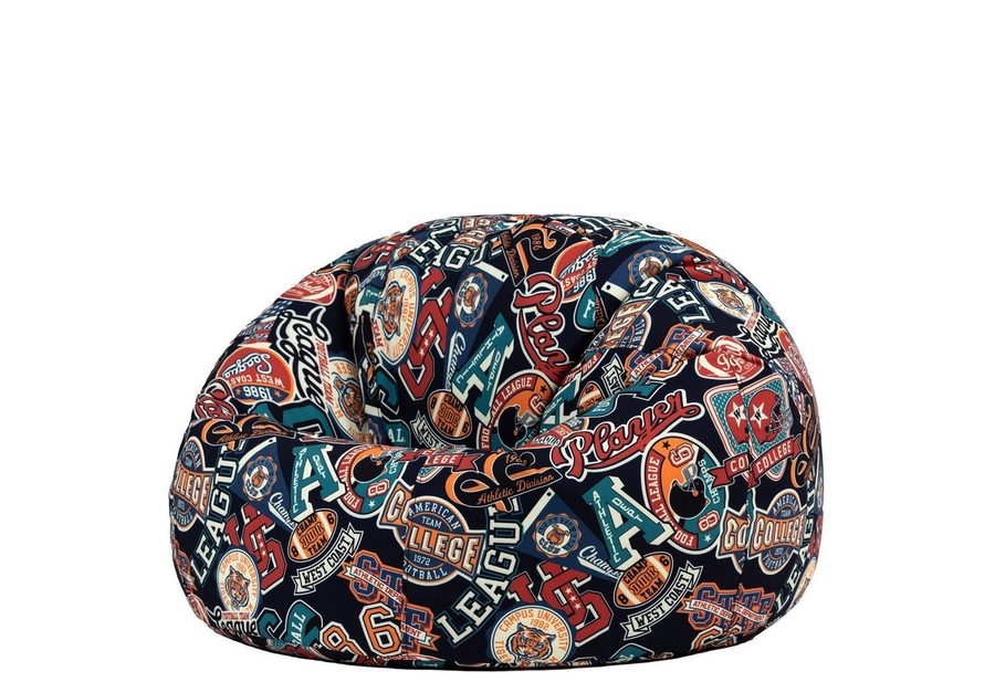 icon Sitzsack Kinder Druck Groß, 80x45cm, Made in Germany, für Kinderzimmer von ICON