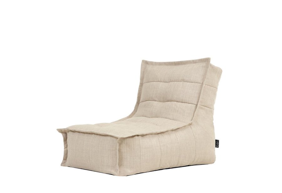 icon Sitzsack Outdoor Liege „Dolce", 75x75x96cm, Made in Germany, UV-beständig, wetterfest von ICON
