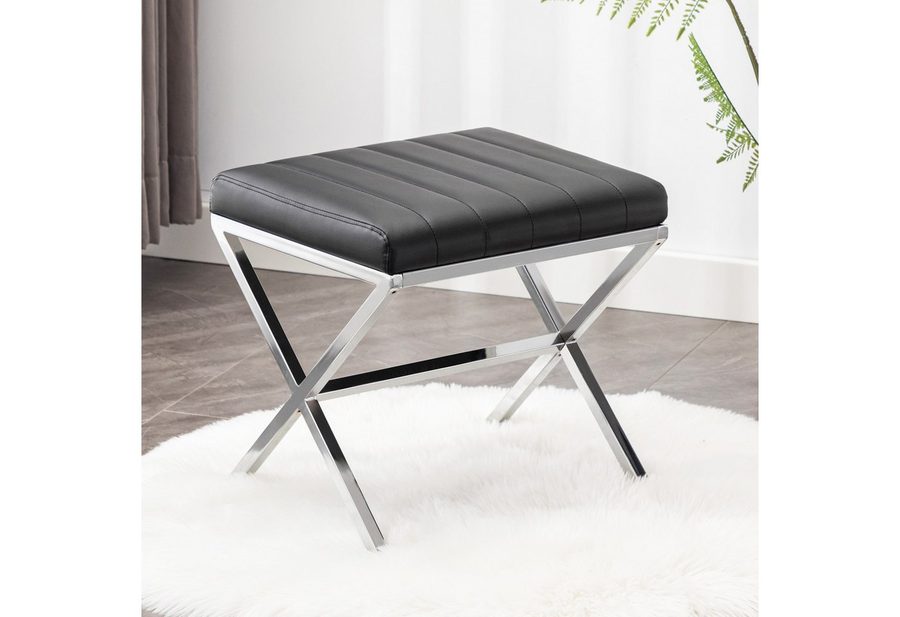 Duhome Hocker (9196A1), Sitzhocker Polsterhocker Fußhocker Gepolstert Hocker aus Kunstleder von Duhome