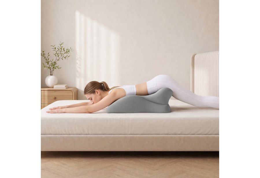 ibettertec Sitzsack 27° Intimkissen Paare, Memory Schaum Liebeskissen rutschfest (Set), Memory-Schaum 27 Grad Sex Kissen für intime Positionen von ibettertec