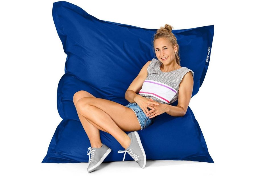 Green Bean Sitzsack XL Riesen - Sitzsack Square 120x160cm (Riesensitzsack), 120x160cm Kinder & Erwachsene Bean Bag EPS Perlen Füllung von Green Bean
