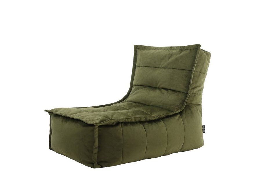 icon Sitzsack Liege aus Samt „Dolce“, 79x68x90cm, Made in Germany von ICON