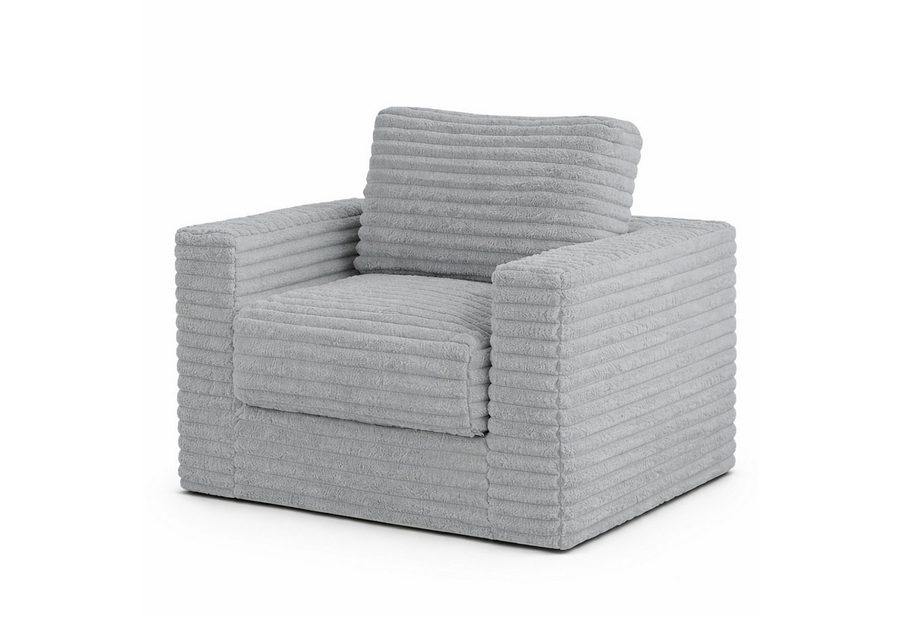 Youyijia Schlafsofa Schlafsofa Cord Einzel 90×80×55 cm – Klappbarer Lounge Sessel von Youyijia
