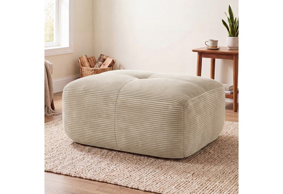 Odikalo 3-Sitzer Ecksofa modular kombinierbar Polstersofa, Modulares Ecksofa ohne Montage, ergonomisch und haustierfreundlich, aus Cordstoff mit extra-breiten Armlehnen, 32D hochelastische Polsterung für Wohnzimmer und Schlafzimmer, Green von Odikalo
