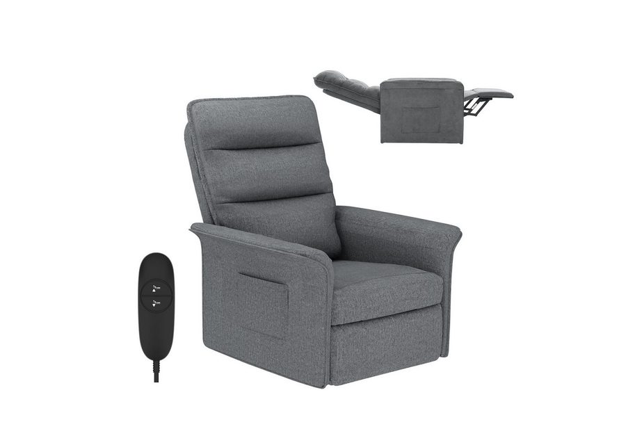 FLEXISPOT Sessel Elektrischer Relaxsessel – Ergonomischer Liegesessel mit Relaxfunktion (leicht zu montieren, kompakt verpackt & einfach zu transportieren), Fernsehsessel, ergonomisch, bis 200 kg belastbar, 105°-155° von FLEXISPOT