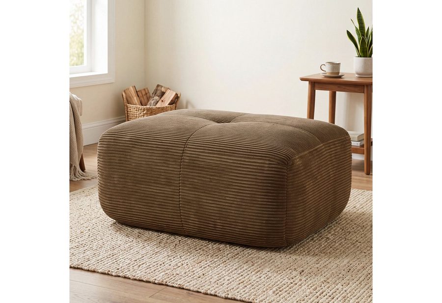 Odikalo 3-Sitzer Ecksofa modular kombinierbar Polstersofa, Modulares Ecksofa ohne Montage, ergonomisch und haustierfreundlich, aus Cordstoff mit extra-breiten Armlehnen, 32D hochelastische Polsterung für Wohnzimmer und Schlafzimmer, Green von Odikalo