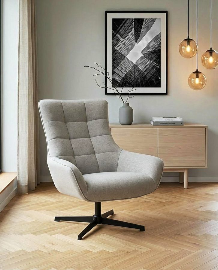 OTTO home Ohrensessel LEMOORE - OTTO. Verlässliche Qualität., Relaxsessel, TV-Sessel, 360° Grad drehbar, Feinstruktur von OTTO home