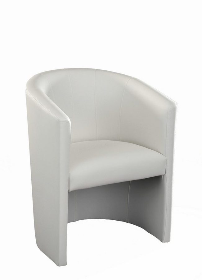 Kamil Cocktailsessel Sessel Clubsessel Loungesessel Club Möbel Bürosessel Praxismöbel Weiß (1 Set Karton, 1-St., 1 Sessel), Lieferung kommt Aufgebaut von Kamil