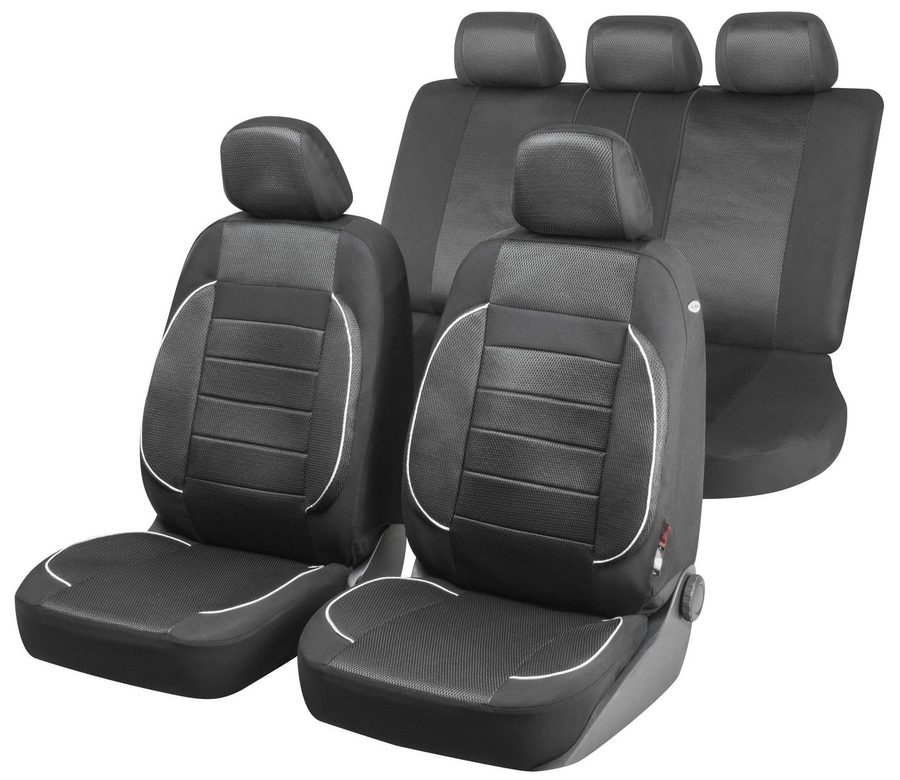 Walser Autositzbezug Rover Coll. Premium Zipp-It - schwarz von Walser